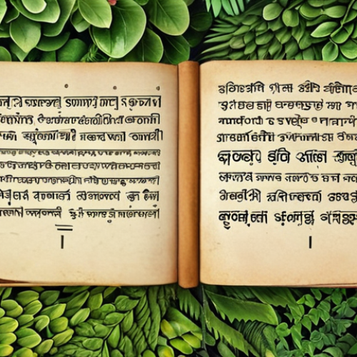 **A split image:** On one side, a Bengali script; on the other, Devanagari (Hindi) script. Background imagery should evoke the respective regions where each language is prominently spoken (e.g., lush greenery for Bengal, desert landscape for Rajasthan). Style: Educational illustration.